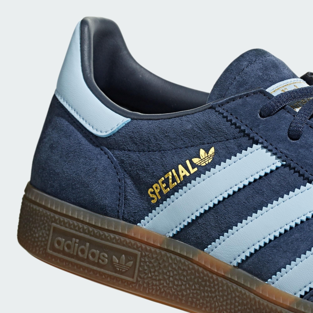 adidas 休閒鞋男鞋女鞋運動鞋三葉草HANDBALL SPEZIAL 藍BD7633 | 休閒