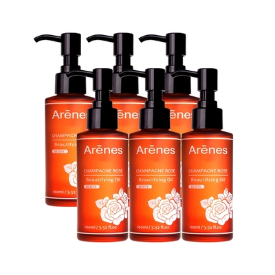 Arenes 愛戀玫瑰美體身體油100ml(6入組) 有效期限:2024/10/13