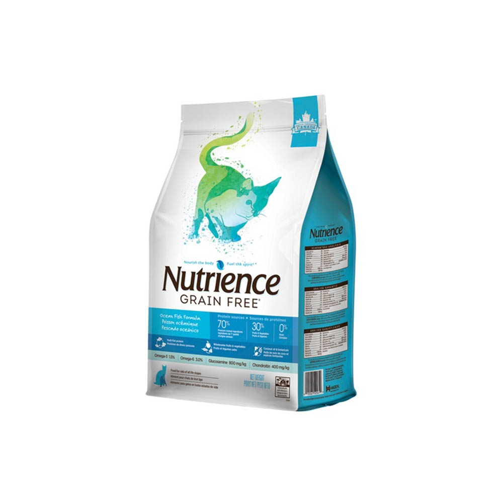 【Nutrience 紐崔斯】GRAIN FREE無穀養生貓-六種魚5kg