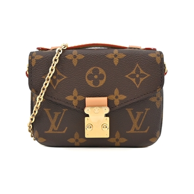 LOUIS VUITTON Louis Vuitton Monogram Micro Metis Brown M44875 Women's  Canvas Bag