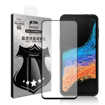 VXTRA 全膠貼合 三星 Samsung Galaxy XCover6 Pro 滿版疏水疏油9H鋼化頂級玻璃膜(黑)