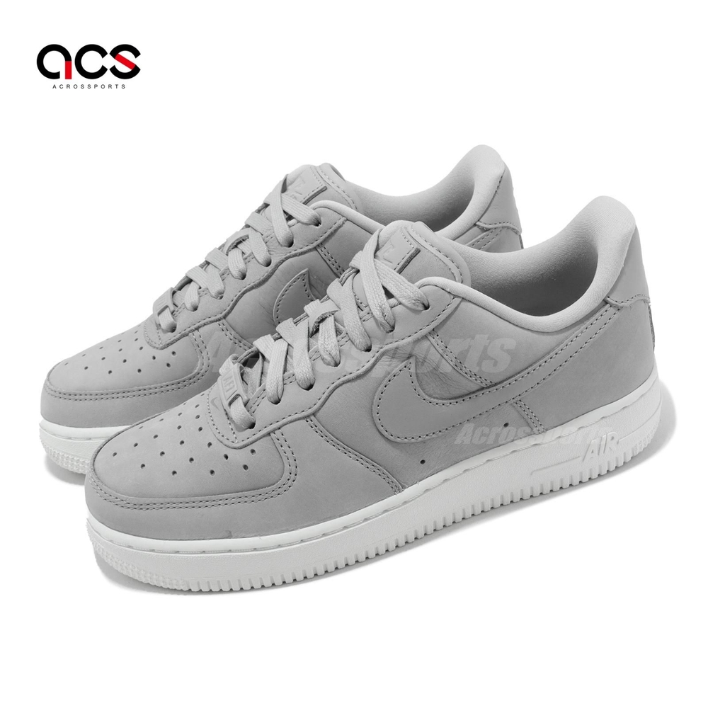 Nike 休閒鞋Wmns Air Force 1 PRM MF Wolf Grey AF1 女鞋淺灰DR9503