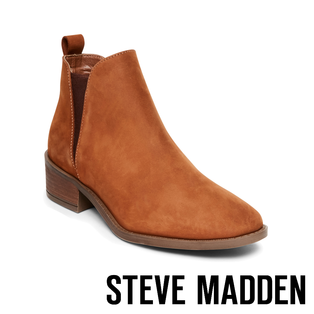 STEVE MADDEN-DANTE 真皮雀爾喜靴-咖啡