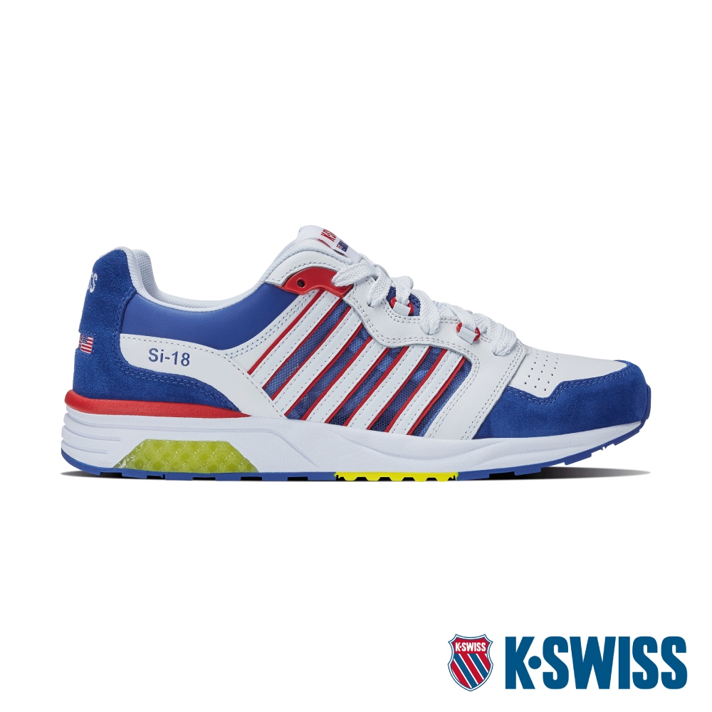 K-SWISS Si-18 Rannell時尚運動鞋-女-白/藍/紅