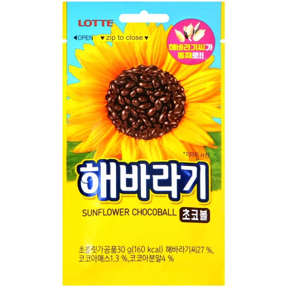 Lotte 葵花子洋菓子球 30g 點心麵 小點心 Yahoo奇摩購物中心