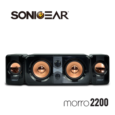 【sonicgear】morro 2200 usb 2.2 雙低重音多媒體音箱