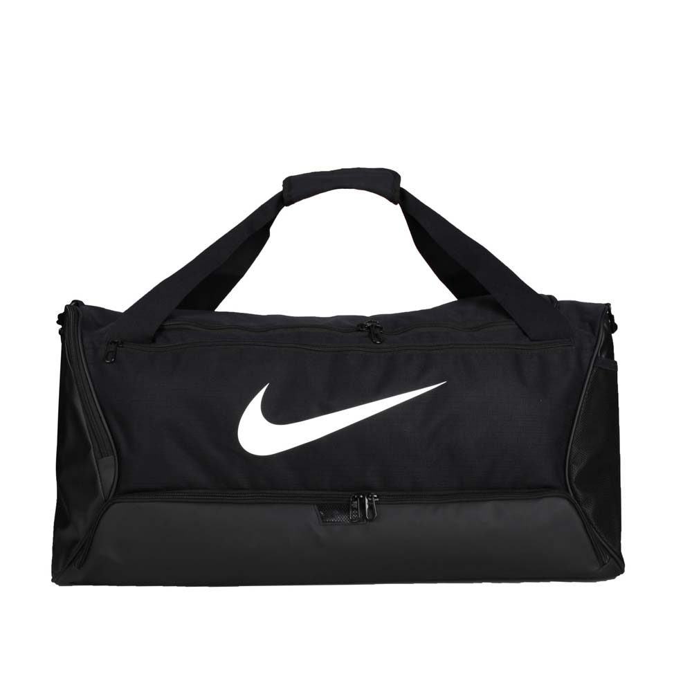 NIKE 大型旅行袋-側背包 裝備袋 手提包 肩背包 DH7710-010 黑白