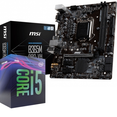 Intel i5-9400F + MSI B365M PRO-VH 組合套餐