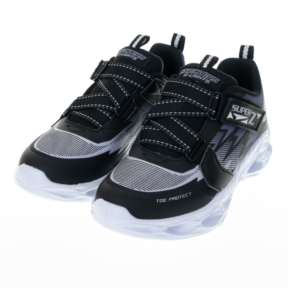 SKECHERS 男童系列 燈鞋 VORTEX-FLASH - 400601LBKGY