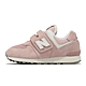 New Balance 574 Hook & Loop系列 男女大童休閒鞋-粉-PV574FPP-W product thumbnail 1