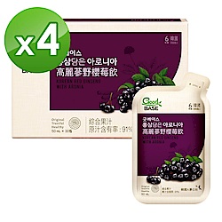 高麗蔘野櫻莓飲50mlx30包/盒x4盒