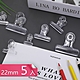 【芬菲文創】日式透明夾票據夾文件夾發票夾-22mm-5入 product thumbnail 1