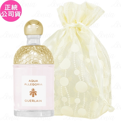 guerlain 嬌蘭 花草水語 晨霧玫瑰淡香水(7.5ml)旅行袋組(公司貨)