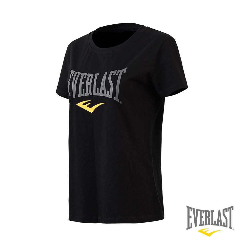 EVERLAST LOGO圓領短袖T恤-女-黑