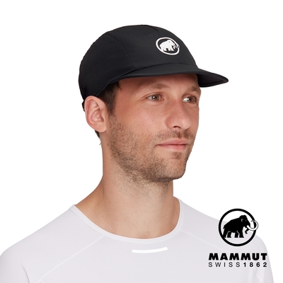 【Mammut 長毛象】Aenergy Light Cap 輕量遮陽鴨舌帽 黑色 #1191-01321