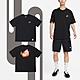 Nike 短袖 NSW Tee 黑 橘 短T 上衣 男款 寬鬆 水餃 包子 餐車 FB9806-010 product thumbnail 1