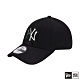 NEW ERA 9FORTY 940 金屬LOGO 洋基 黑/銀 棒球帽 product thumbnail 2