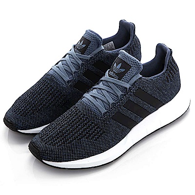 ADIDAS SWIFT RUN 男慢跑鞋 CQ2120 灰藍