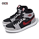 Nike 休閒鞋 Air Jordan 1 ZM Air CMFT 2 男鞋 灰 紅 高筒 麂皮 AJ1 一代 DV1307-060 product thumbnail 1