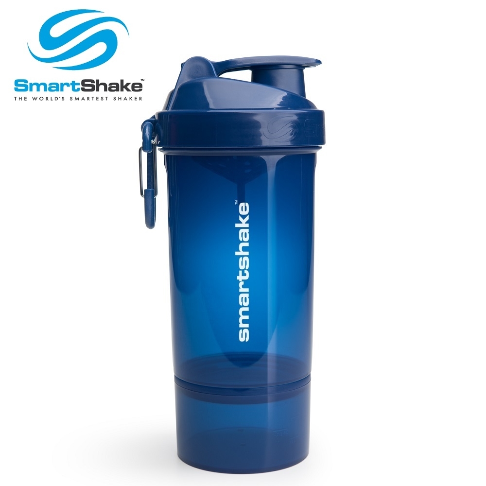 【瑞典SmartShake】Origianl2GO One 雙層式多功能搖搖杯(靛青藍/800ml/個)