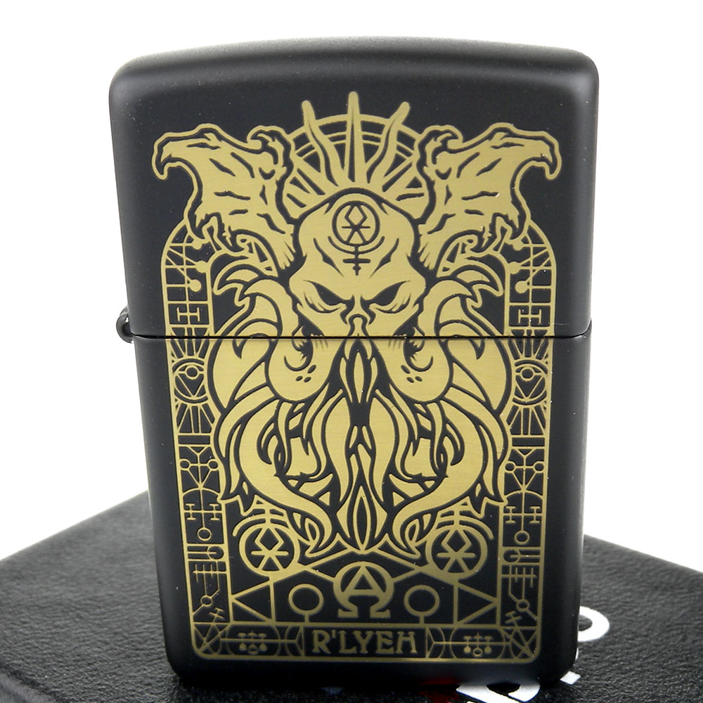 ZIPPO 美系~Monster Design-惡魔章魚怪物圖案設計打火機