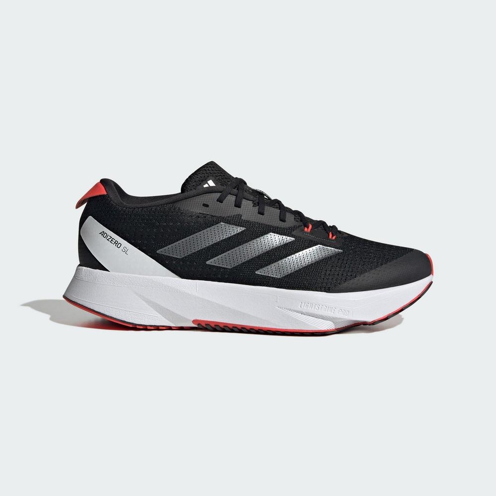 ADIDAS ADIZERO SL 男女慢跑鞋-黑白紅-ID6926