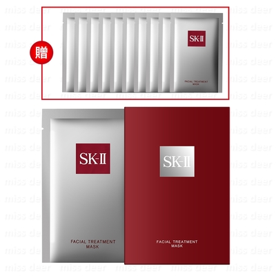 SK-II 青春敷面膜10片/盒裝 贈青春敷面膜單片*10(國際航空版)