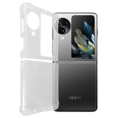 Metal-Slim OPPO Find N3 Flip TPU+壓克力 雙料透明防摔保護殼