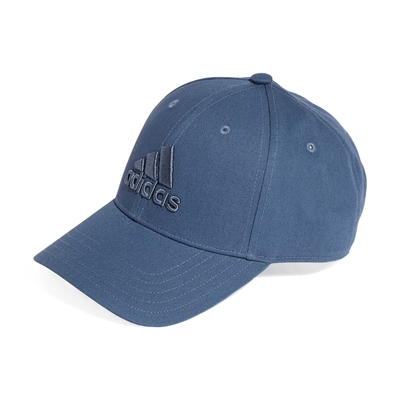 adidas 棒球帽 Logo Cap 藍 可調式帽圍 刺繡 一體式 老帽 帽子 愛迪達 IR7904