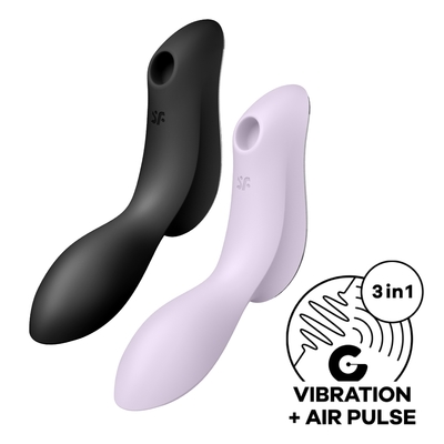 德國Satisfyer Curvy Trinity 2 陰蒂吸吮+震動按摩棒