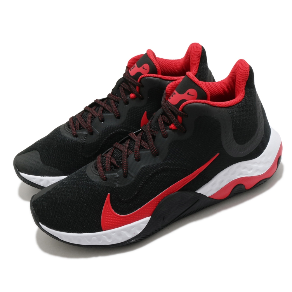 Nike 籃球鞋 Renew Elevate 運動 男鞋 輕量 舒適 支撐 避震 包覆 球鞋 黑 紅 CK2669003