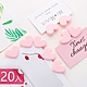 【芬菲文創】可愛愛心小夾子 粉色裝飾相片夾資料夾分類夾-20入 product thumbnail 1