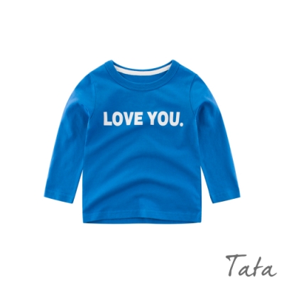 兒童 LOVEYOU字母上衣 TATA KIDS