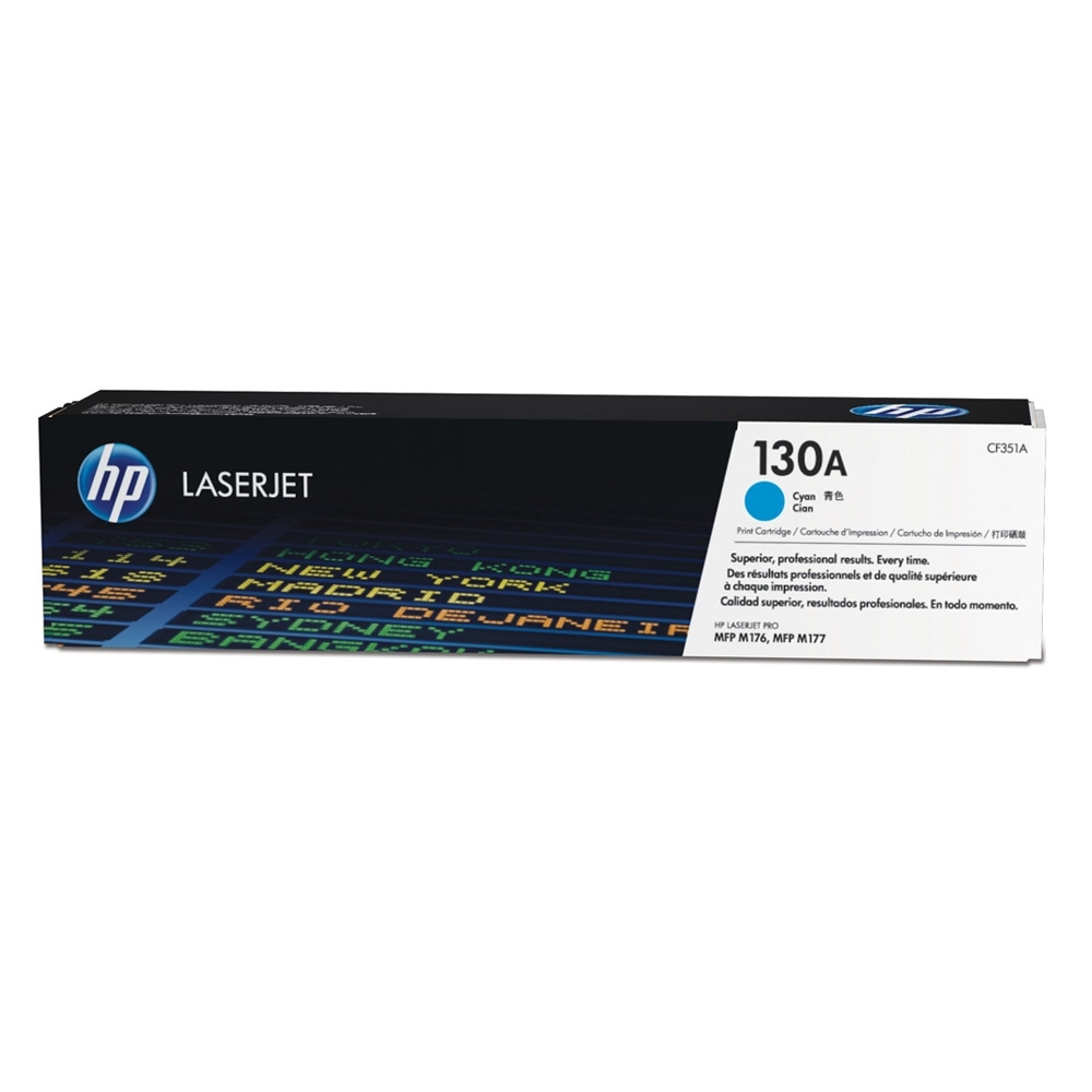 HP CF351A/130A 原廠藍色碳粉匣 適用HP LaserJet Pro M153/M176/M177