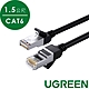 綠聯 CAT6網路線Gigabits（1000Mbps）高速傳輸 圓線 純銅金屬版(1.5公尺) product thumbnail 1