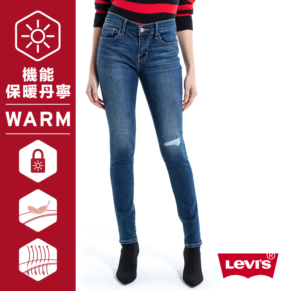 Levis 710 中腰超緊身窄管 超彈力牛仔長褲 Warm Jeans