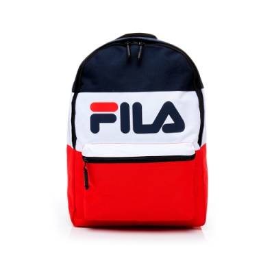 FILA LOGO後背包-紅藍白 BPT-5005-NV