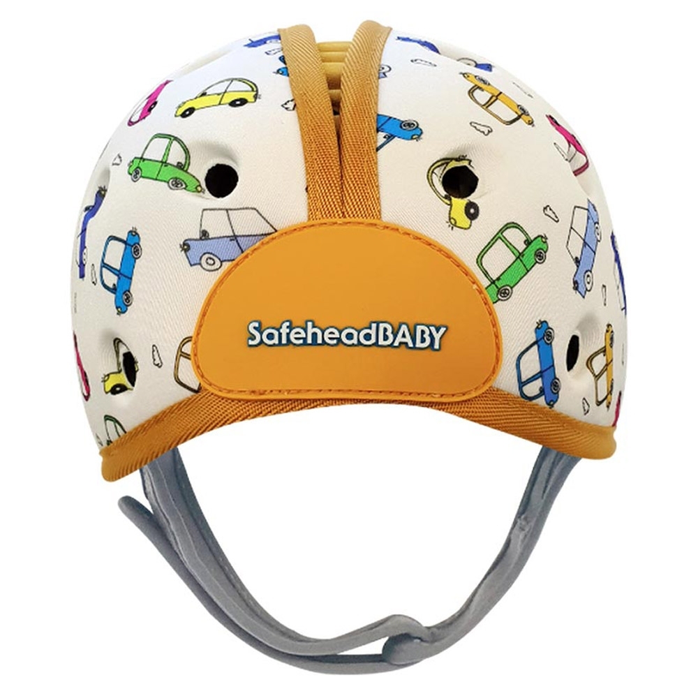 英國SafeheadBABY 學步防撞安全帽-噗噗汽車