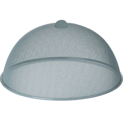 《KELA》金屬圓桌罩(灰35cm) | 菜傘 防蠅罩 防塵罩 蓋菜罩
