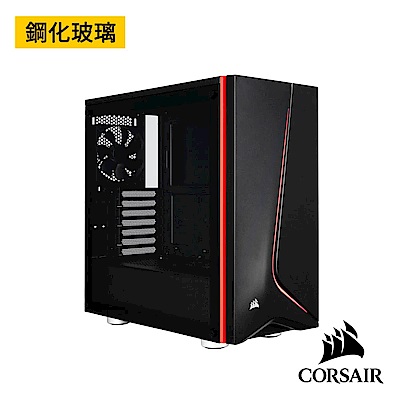 【CORSAIR海盜船】Carbide SPEC-06 鋼化玻璃中塔式機殼-黑