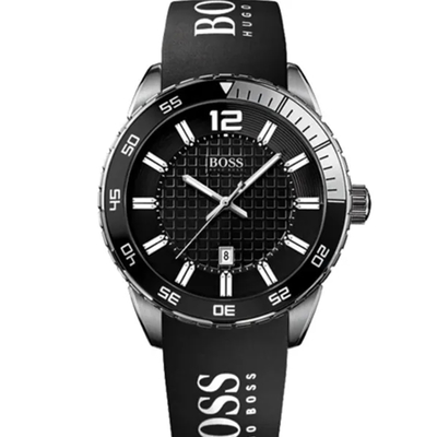 Hugo Boss Black衝速狂放運動橡膠腕錶/1512888