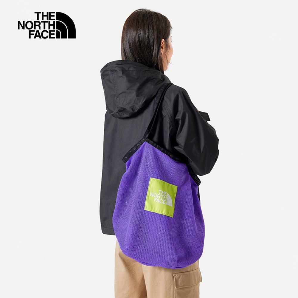 The North Face 官方旗艦】北面男女款紫色輕便背負大容量托特包