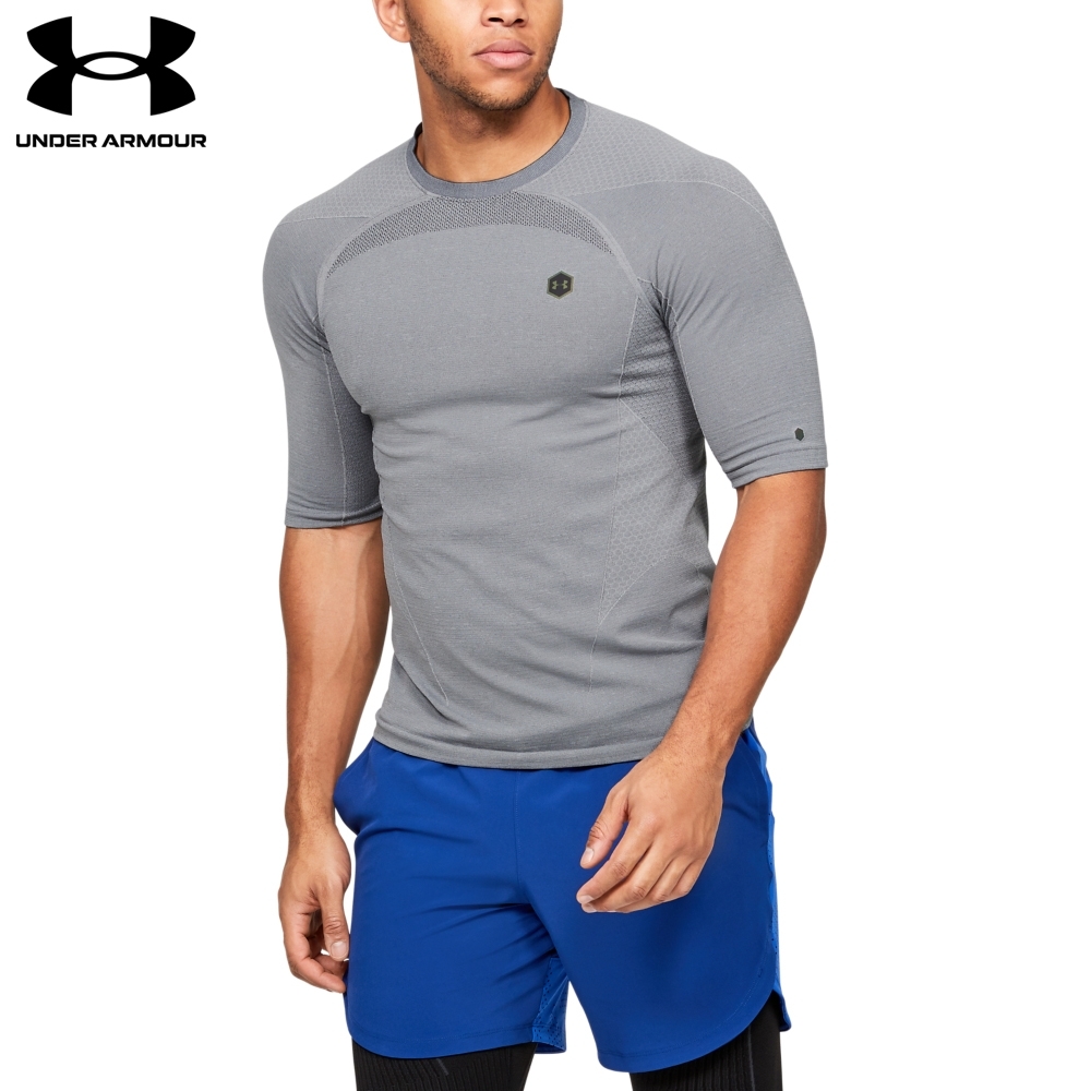 【UNDER ARMOUR】UA男 Rush Seamless短T-Shirt-人氣新品