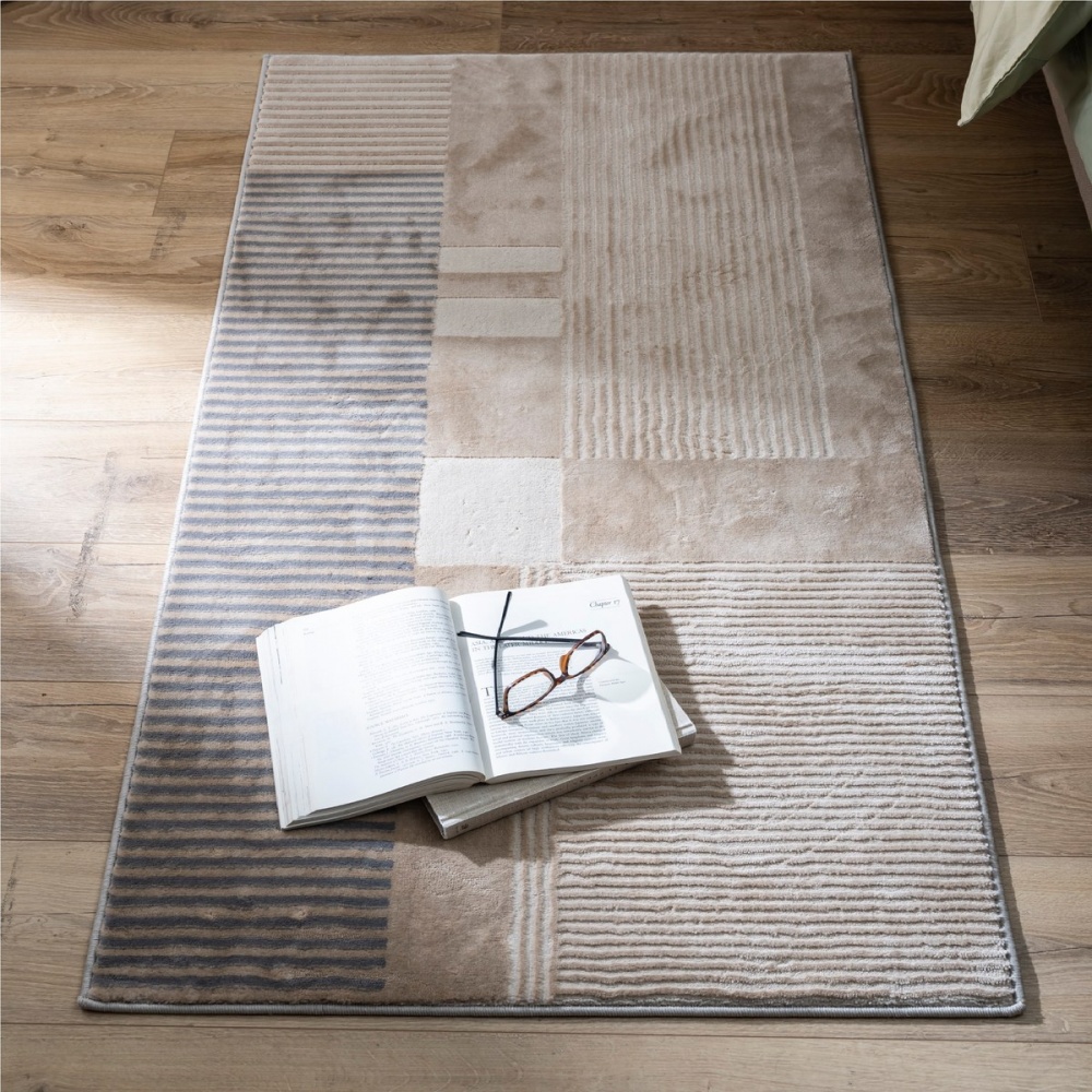 物色現代輕奢簡約幾何圖案地毯80x150cm-LUXE-10 (H014326087)