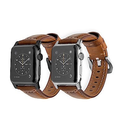 美國nomadxhorween皮革 apple watch 42/44mm錶帶-經典款