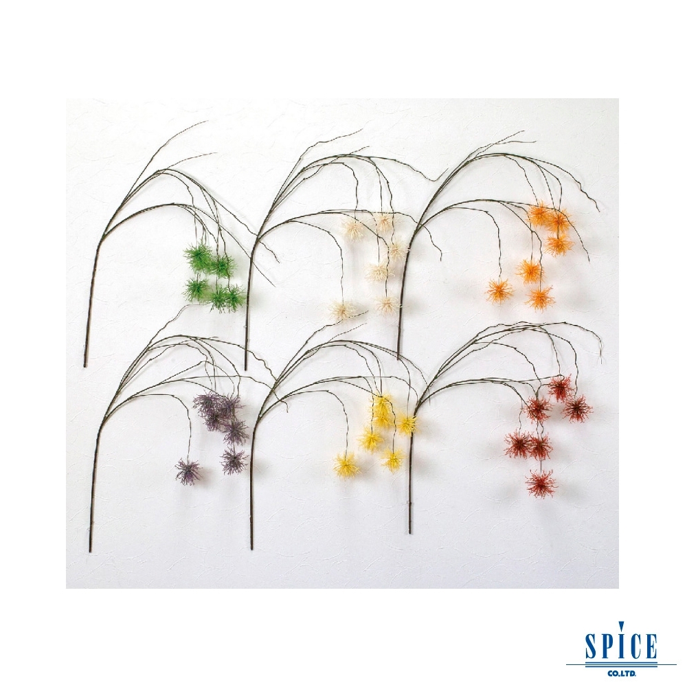 SPICE 日本雜貨 人造垂頭翠菊 多色 裝飾 擺飾 假花 植物 插花 網美道具 裝飾品 仿真花