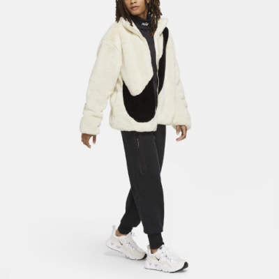 nike faux fur jacket