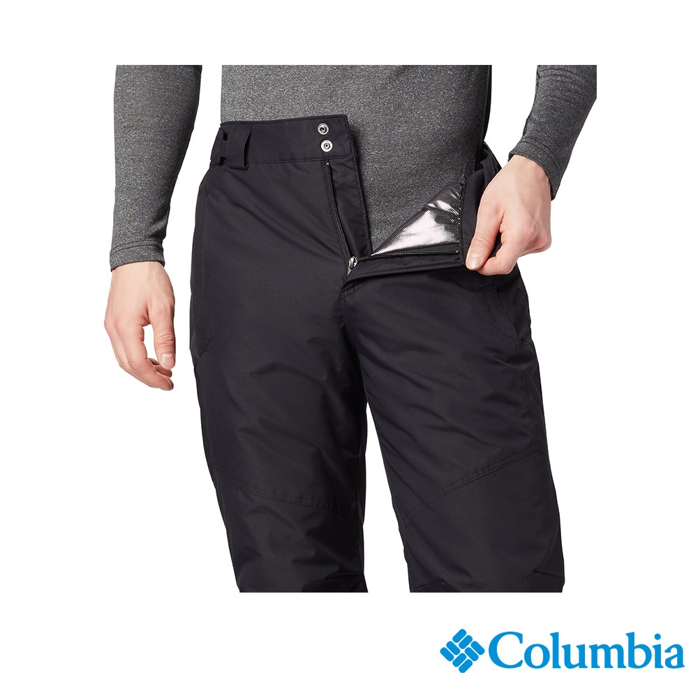 Columbia 哥倫比亞 男款 OT防水保暖雪褲-黑色 UWE09460BK / FW22