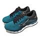 Mizuno 慢跑鞋 Wave Sky 6 美津濃 男鞋 藍 黑 運動鞋 路跑 回彈 避震 J1GC2202-54 product thumbnail 1