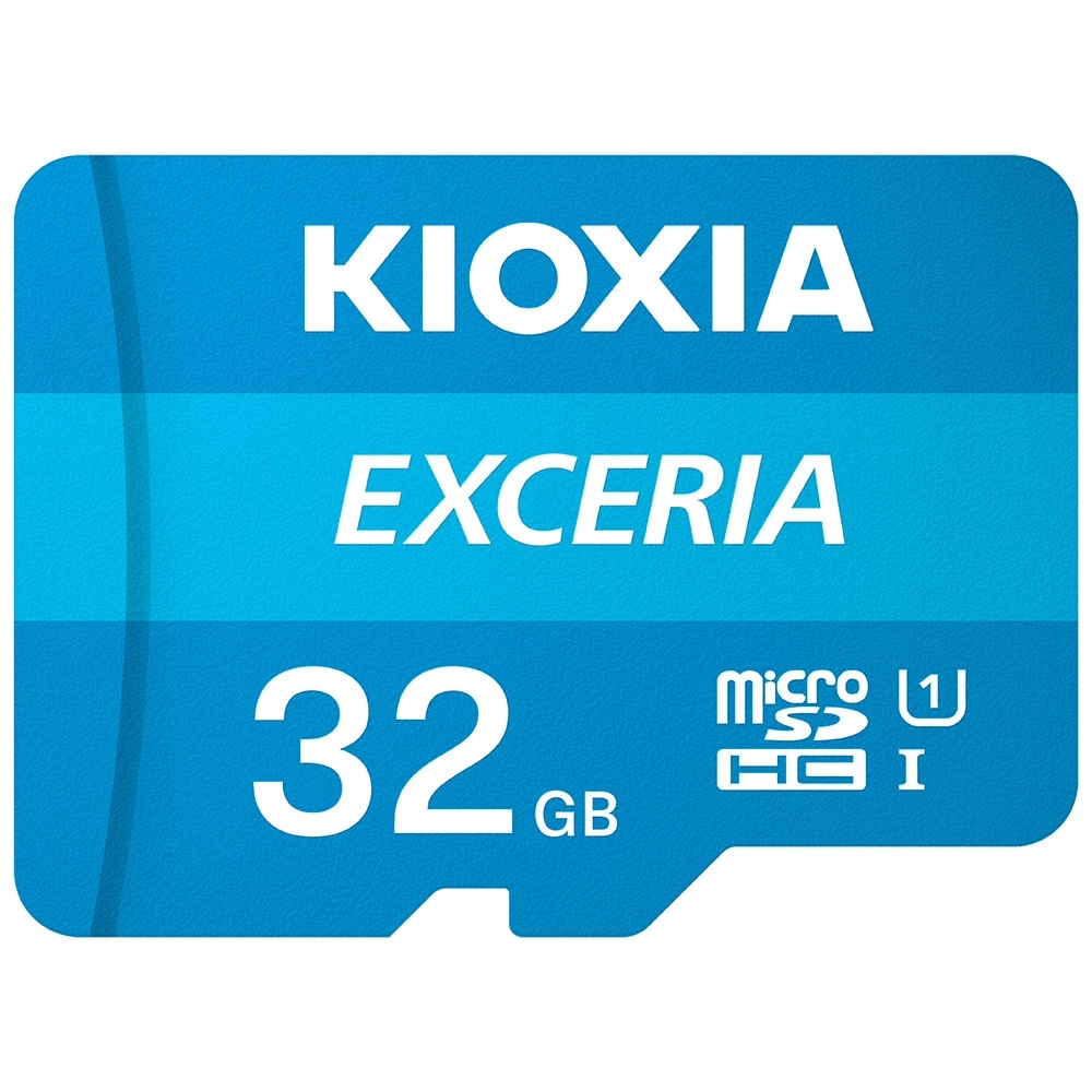 KIOXIA EXCERIA microSDHC UHS-I U1 C10 R100 32GB 記憶卡(附轉卡)